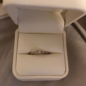 1/2 carat diamond rose gold fashion ring